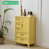 Thumbnail for Old Solid Wood Retro Chest of Drawers - Casatrail.com