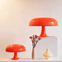 Thumbnail for Orange and White Mushroom Table Lamp - Casatrail.com