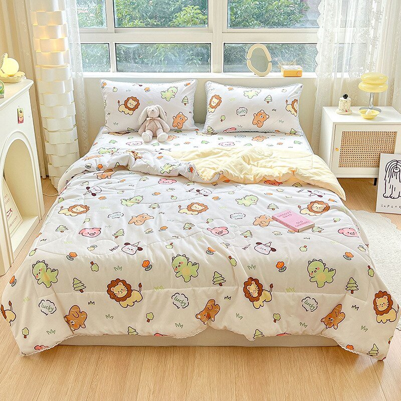 Orange Lace Summer Quilt for Kids and Adults - Casatrail.com