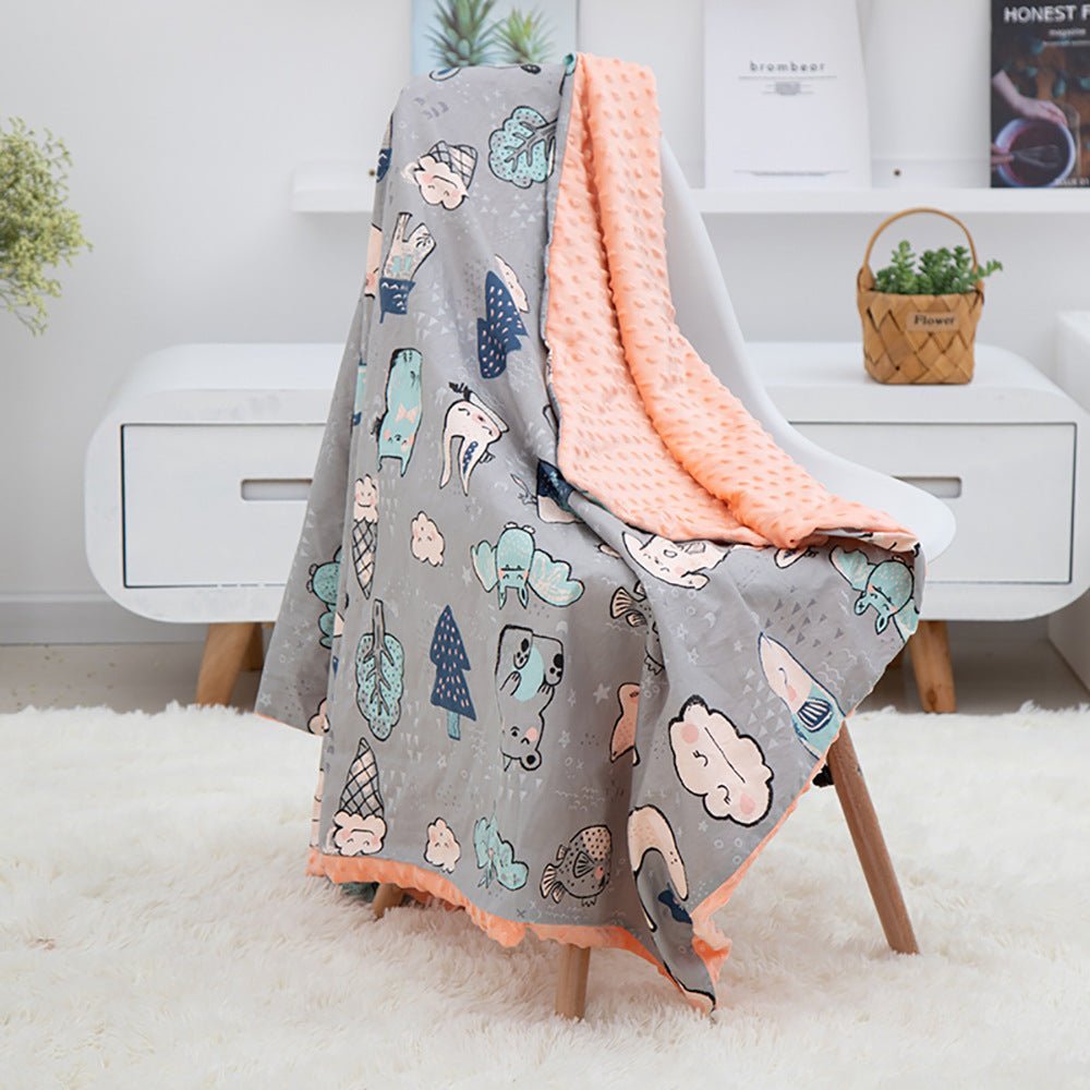 Outdoor Cotton Cartoon Baby Blanket - Casatrail.com