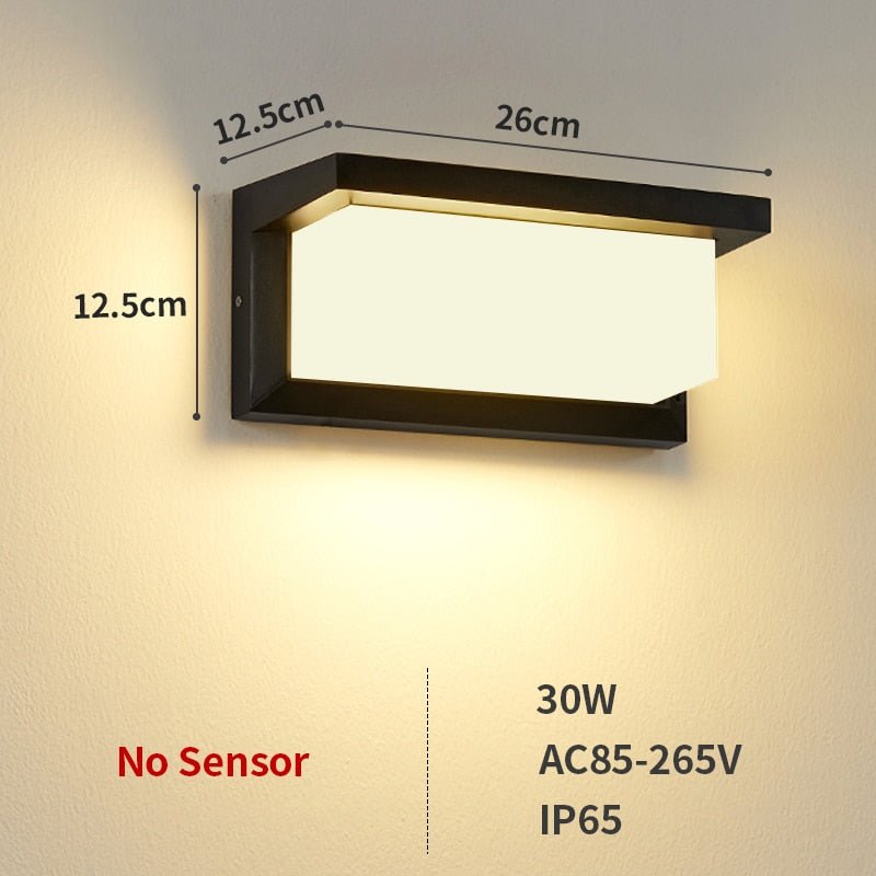 Outdoor Wall Light with Radar Sensor - Casatrail.com