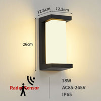 Thumbnail for Outdoor Wall Light with Radar Sensor - Casatrail.com