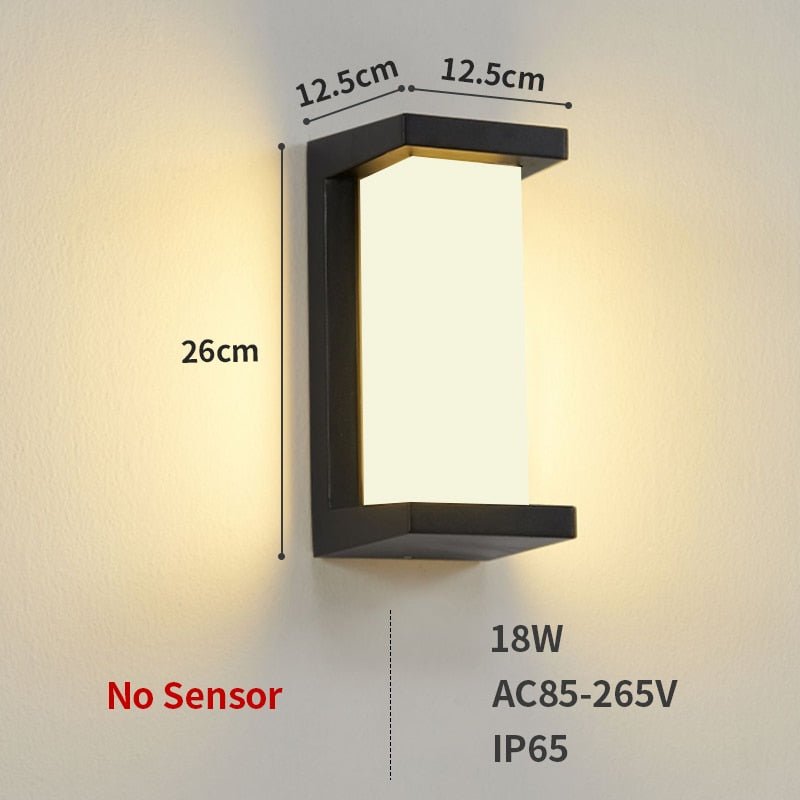 Outdoor Wall Light with Radar Sensor - Casatrail.com