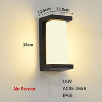 Thumbnail for Outdoor Wall Light with Radar Sensor - Casatrail.com