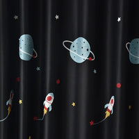 Thumbnail for Outer Space Planet Blackout Curtains with Thick Fabric - Casatrail.com