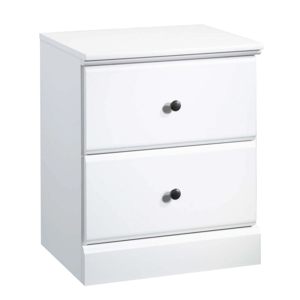 Parklane Nightstand in Soft White/Brown Finish - Casatrail.com