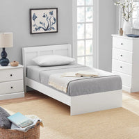 Thumbnail for Parklane Nightstand in Soft White/Brown Finish - Casatrail.com