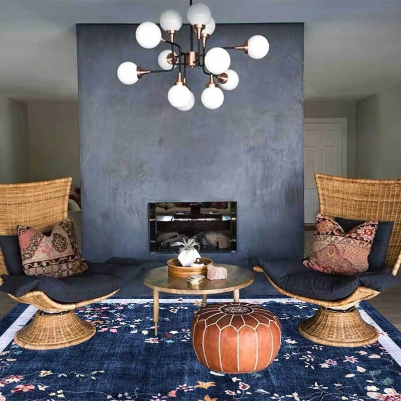 Pastoral Style Living Room Area Rug - Casatrail.com