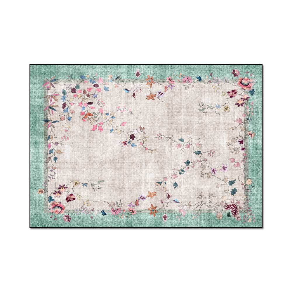 Pastoral Style Living Room Area Rug - Casatrail.com