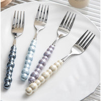 Thumbnail for Pearl Cutlery Set Stainless Steel Wedding Dinnerware Gift - Casatrail.com