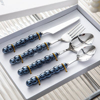 Thumbnail for Pearl Cutlery Set Stainless Steel Wedding Dinnerware Gift - Casatrail.com