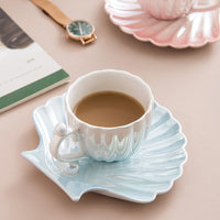 Thumbnail for Pearl Shell Coffee Cups with Saucer - Casatrail.com