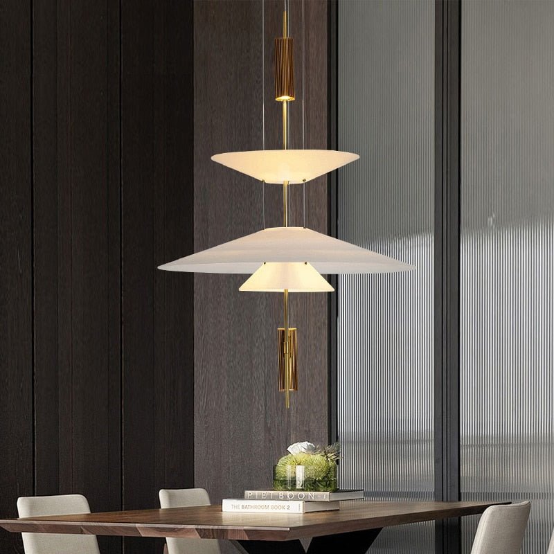 Personality LED Hanging Lamp - Flying Saucer Design - Casatrail.com