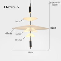 Thumbnail for Personality LED Hanging Lamp - Flying Saucer Design - Casatrail.com