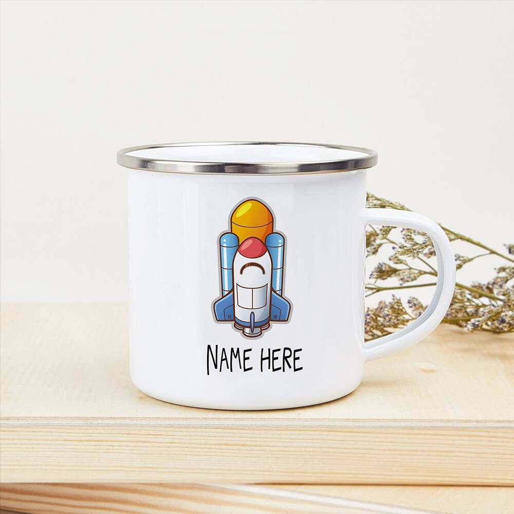 Personalized Kids Enamel Mug - Casatrail.com