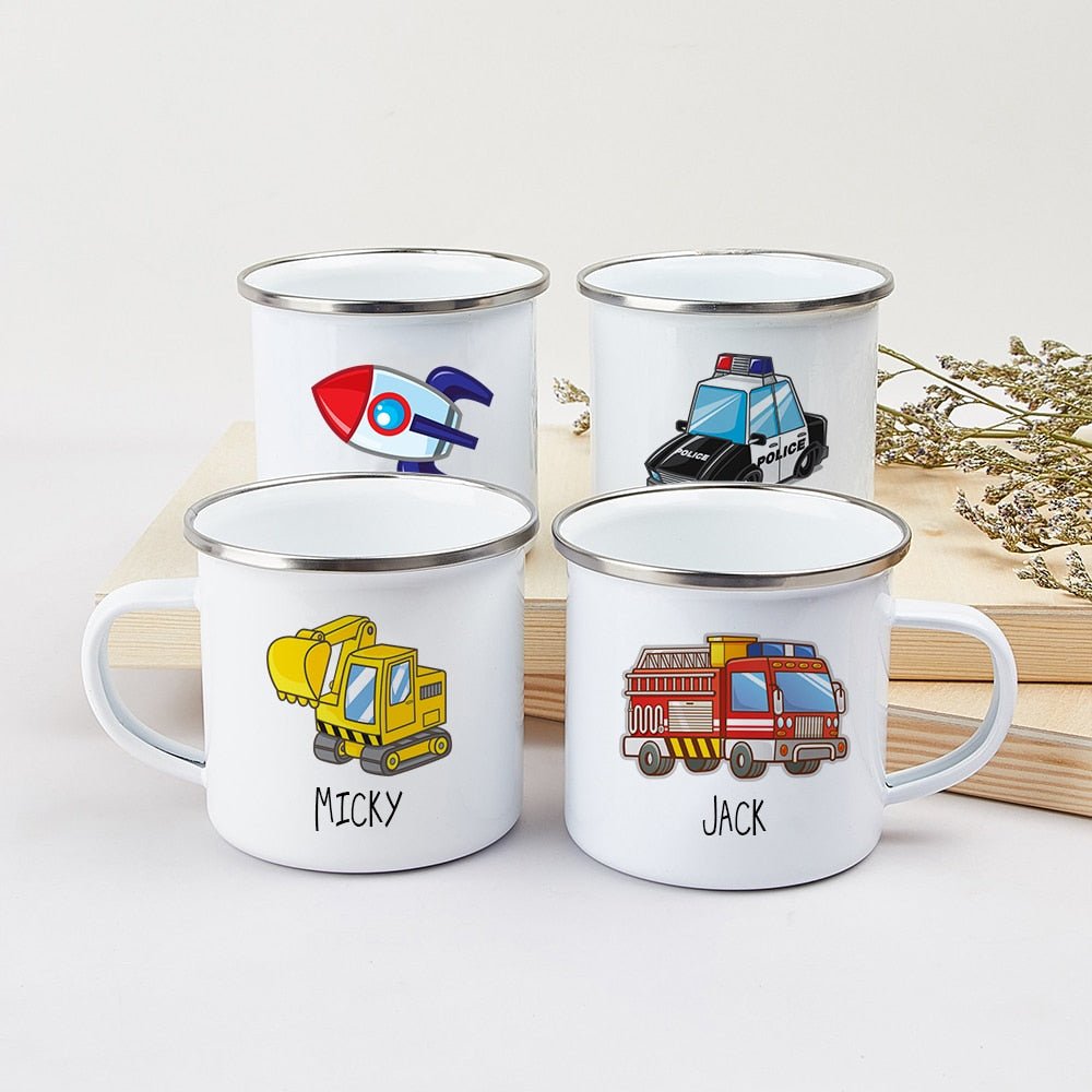 Personalized Kids Enamel Mug - Casatrail.com