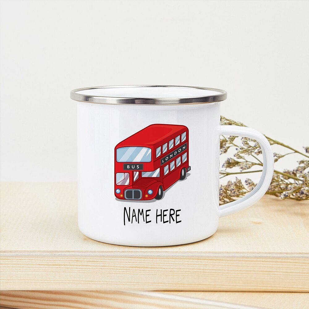 Personalized Kids Enamel Mug - Casatrail.com