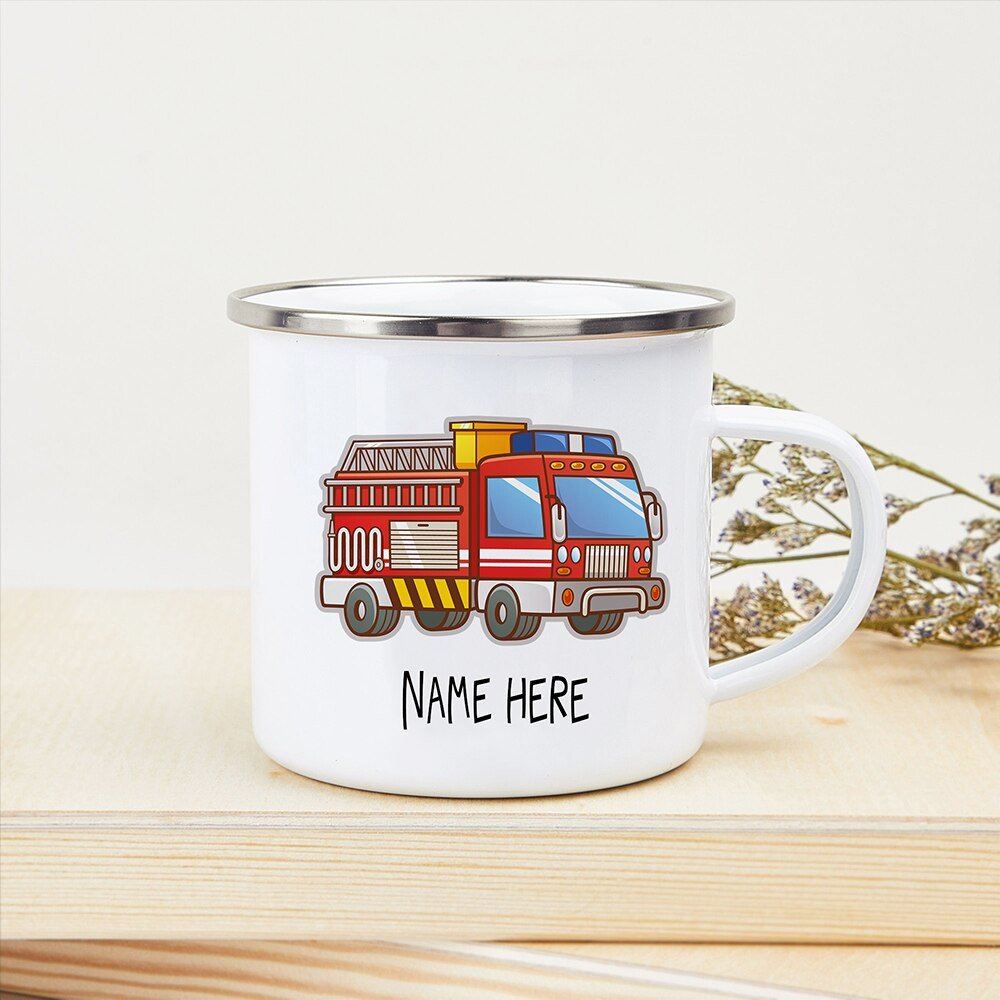 Personalized Kids Enamel Mug - Casatrail.com