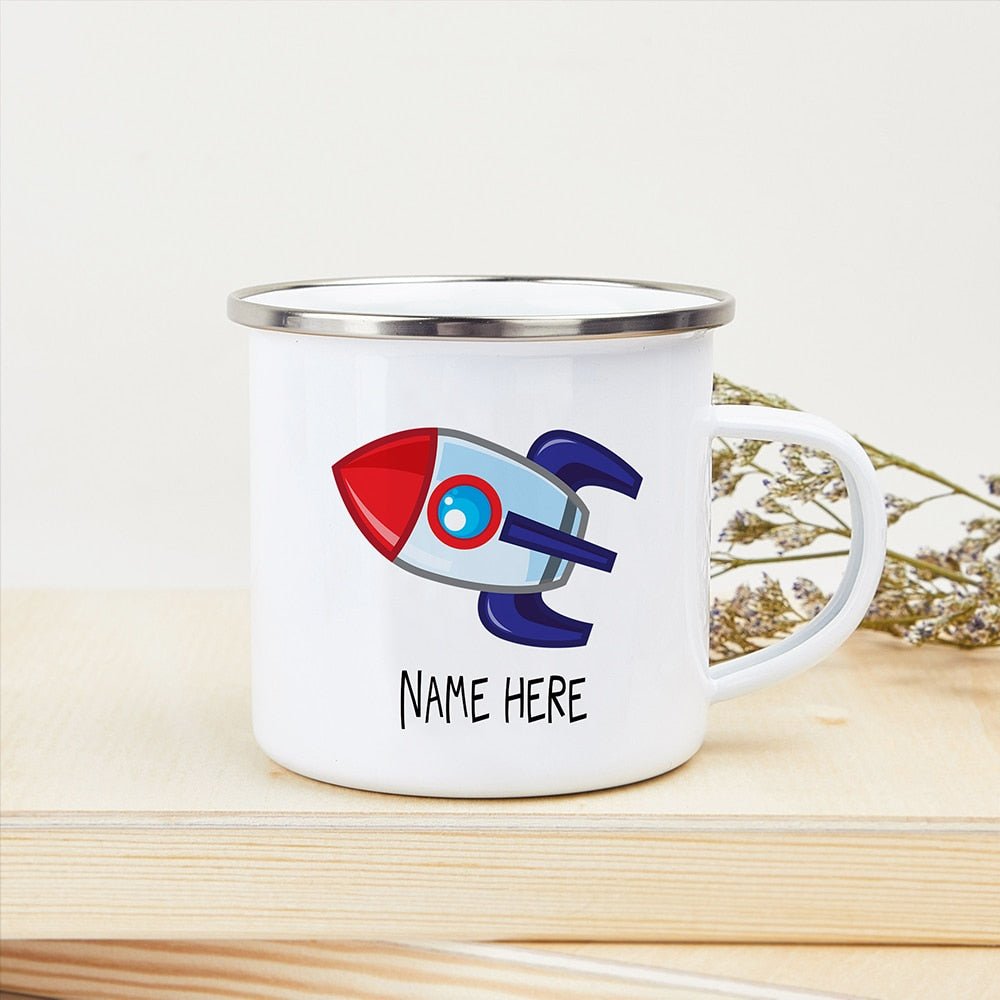 Personalized Kids Enamel Mug - Casatrail.com