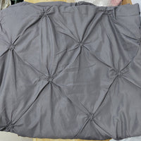 Thumbnail for Pinch Pleated Solid Color Duvet Cover Set - Casatrail.com