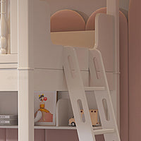 Thumbnail for Pink Children Beds with Guardrail - Casatrail.com