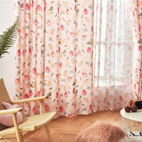 Thumbnail for Pink Cute Curtains for Kids Room - Casatrail.com