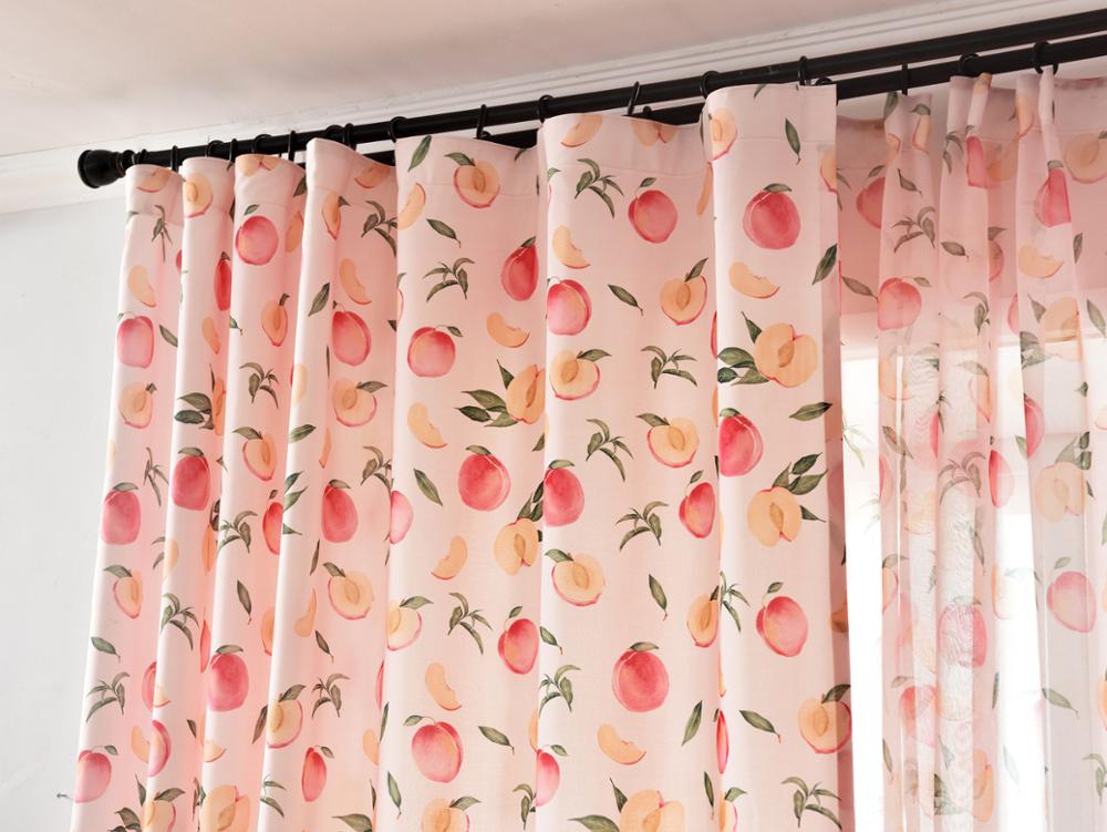 Pink Cute Curtains for Kids Room - Casatrail.com