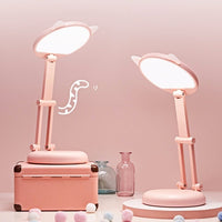 Thumbnail for Pink Folding Table Lamp With Eye Protection Light - Casatrail.com