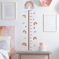 Thumbnail for Pink Rainbow Growth Chart Kids Wall Stickers - Casatrail.com