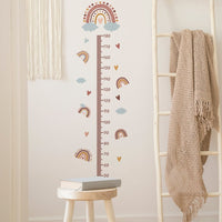 Thumbnail for Pink Rainbow Growth Chart Kids Wall Stickers - Casatrail.com