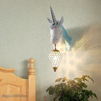 Thumbnail for Pink Unicorn LED Wall Lamp for Girls' Bedrooms - Casatrail.com