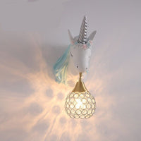 Thumbnail for Pink Unicorn LED Wall Lamp for Girls' Bedrooms - Casatrail.com