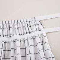 Thumbnail for Plaid Bed Skirt - Ruffled Wrap Around - Elastic Band - Casatrail.com