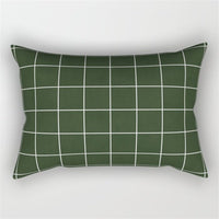 Thumbnail for Plaid Pillowcase for Living Room Sofa - Casatrail.com