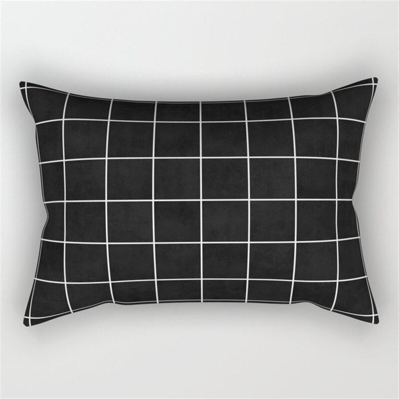 Plaid Pillowcase for Living Room Sofa - Casatrail.com