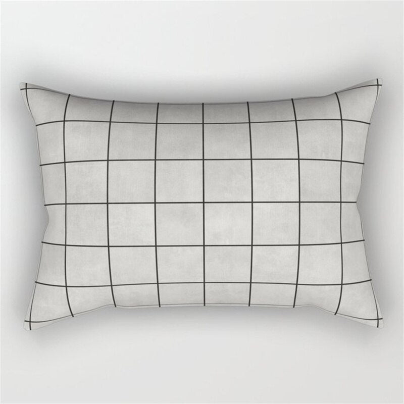 Plaid Pillowcase for Living Room Sofa - Casatrail.com