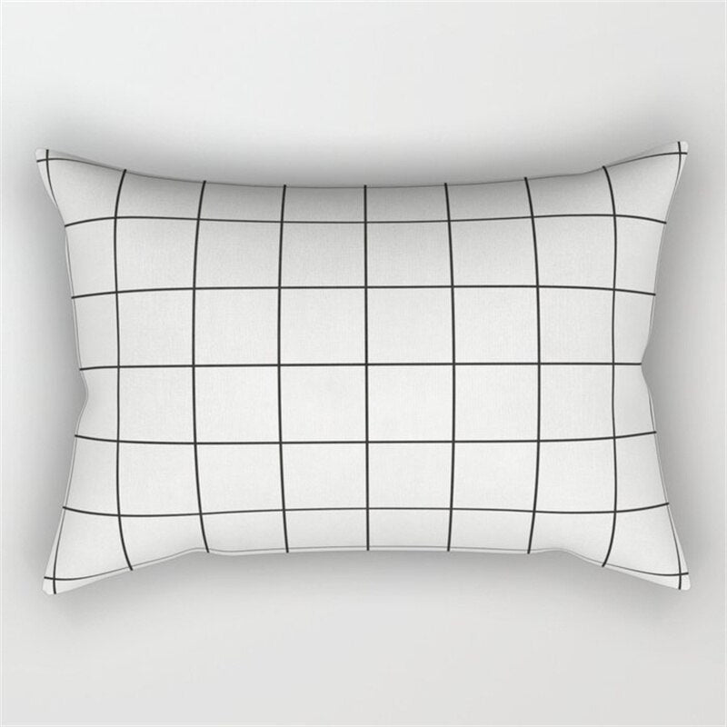 Plaid Pillowcase for Living Room Sofa - Casatrail.com