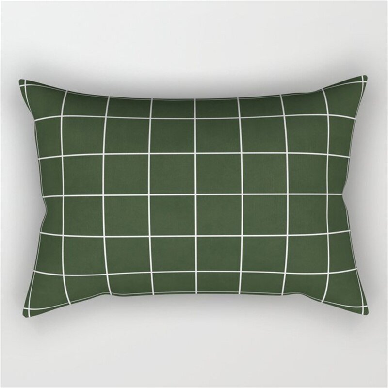 Plaid Pillowcase for Living Room Sofa - Casatrail.com