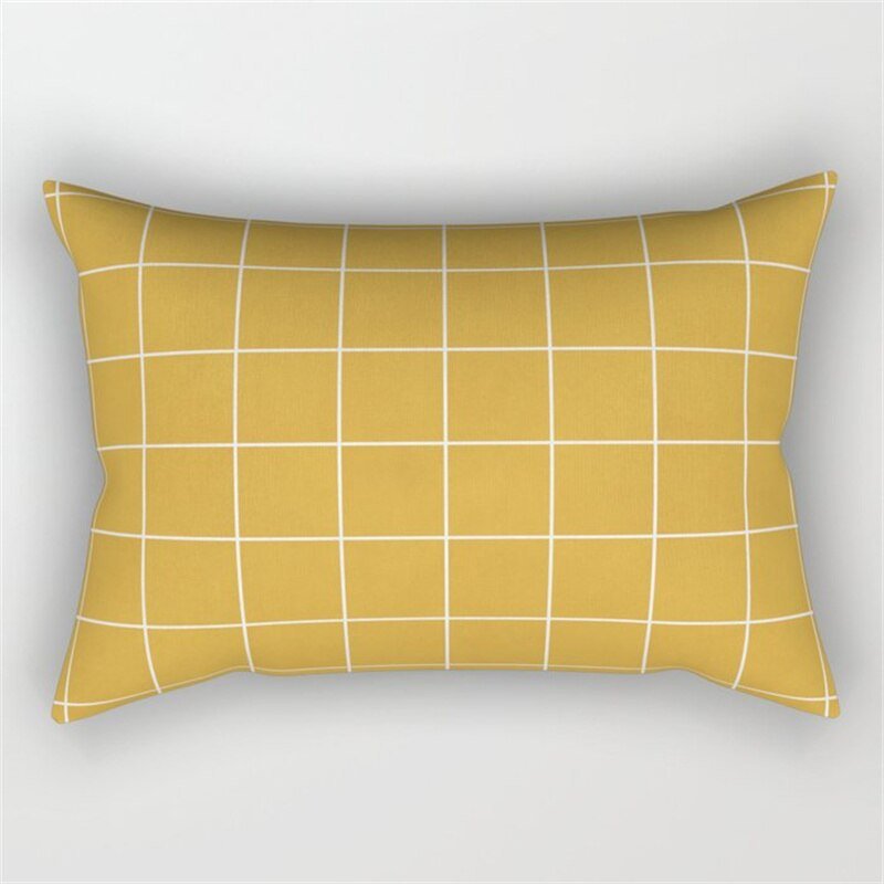 Plaid Pillowcase for Living Room Sofa - Casatrail.com