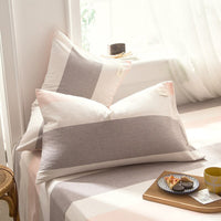 Thumbnail for Plaid Printed Pillowcase Set - Soft Cotton - Casatrail.com