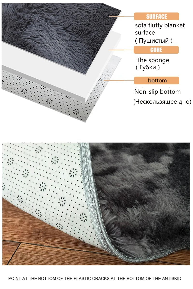 Plush Carpet for Living Room - Casatrail.com