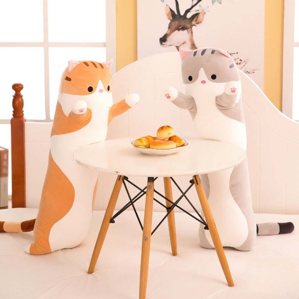 Plush Cat Doll Stuffed Kitten Pillow - Casatrail.com