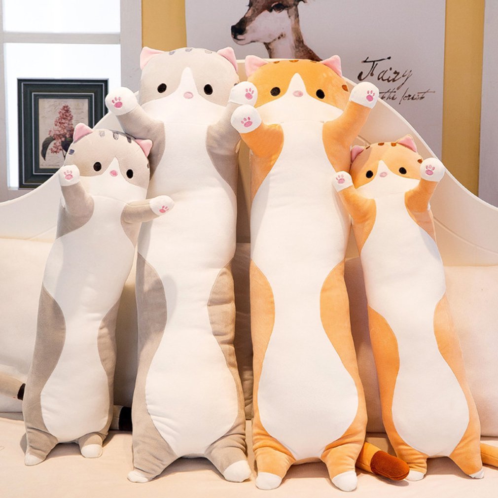 Plush Cat Doll Stuffed Kitten Pillow - Casatrail.com