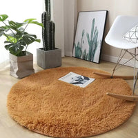 Thumbnail for Plush Round Carpet with Fluffy Non - Slip Design - Casatrail.com