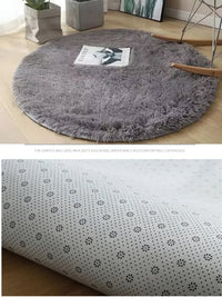 Thumbnail for Plush Round Carpet with Fluffy Non - Slip Design - Casatrail.com