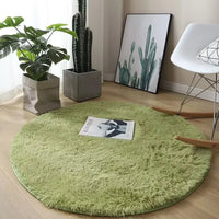 Thumbnail for Plush Round Carpet with Fluffy Non - Slip Design - Casatrail.com