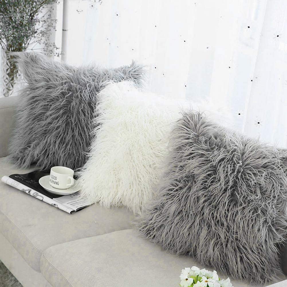 Plush Sofa Pillow Cover (45x45cm) - Casatrail.com