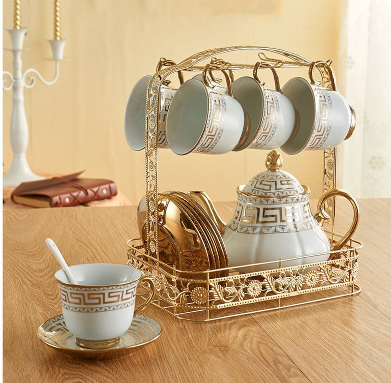 Porcelain Tea Cup And Saucer Set - Casatrail.com