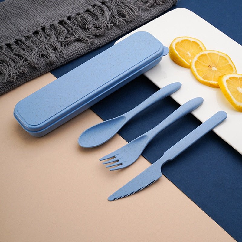 Portable Cutlery Box Knife, Fork, and Spoon Set - Casatrail.com