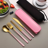 Thumbnail for Portable Cutlery Sets with Case - Casatrail.com